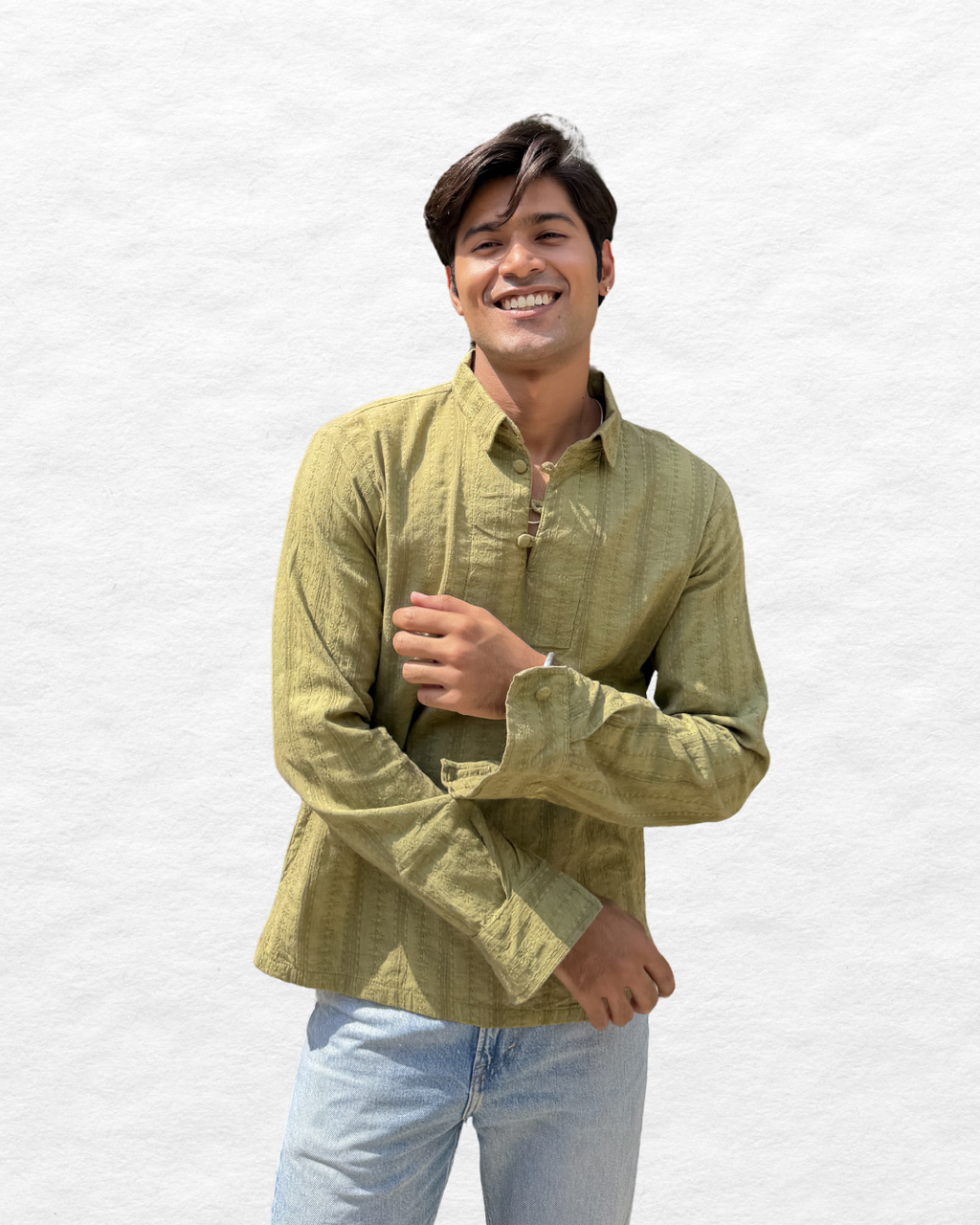 Olive Earth Kurta