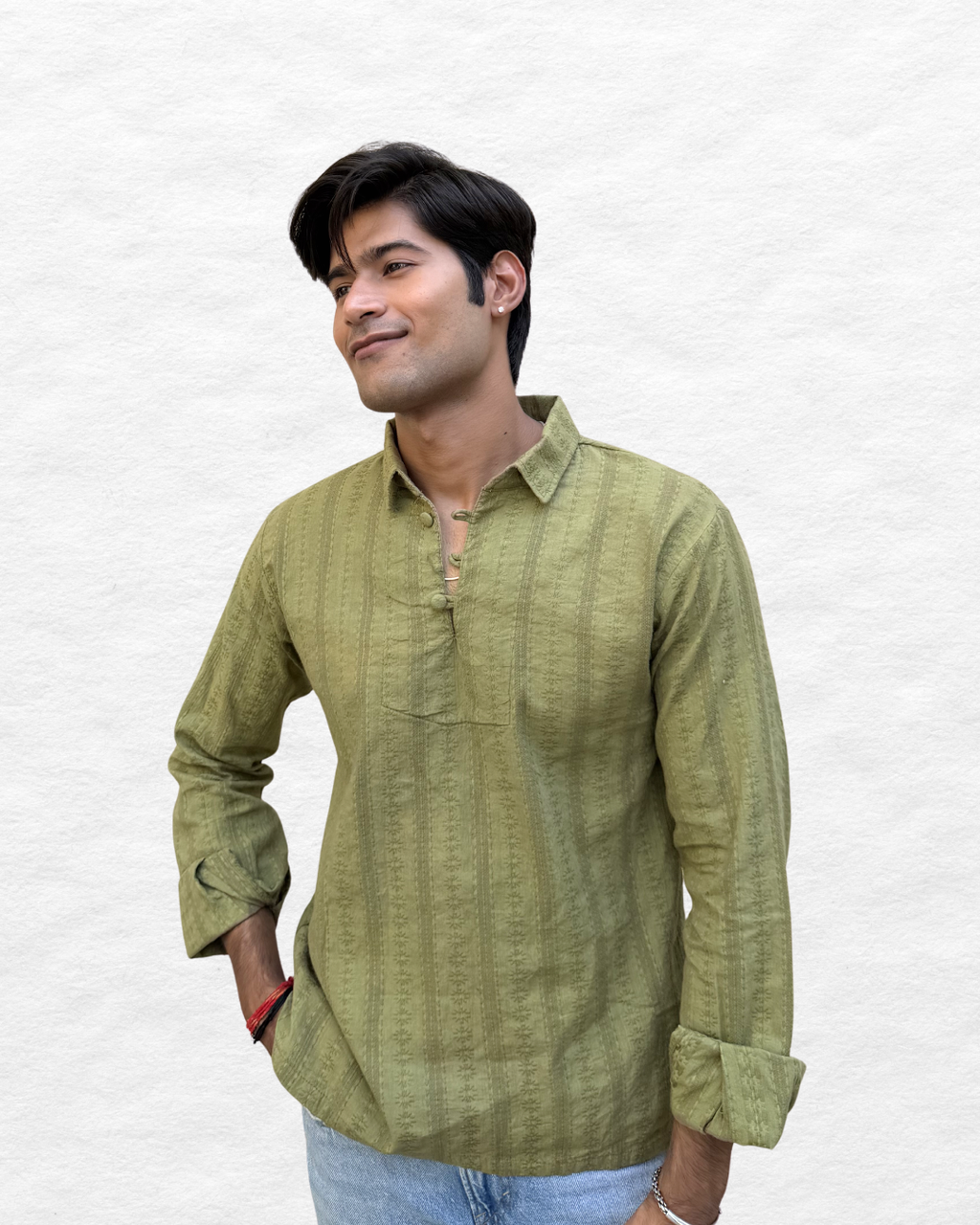 Olive Earth Kurta