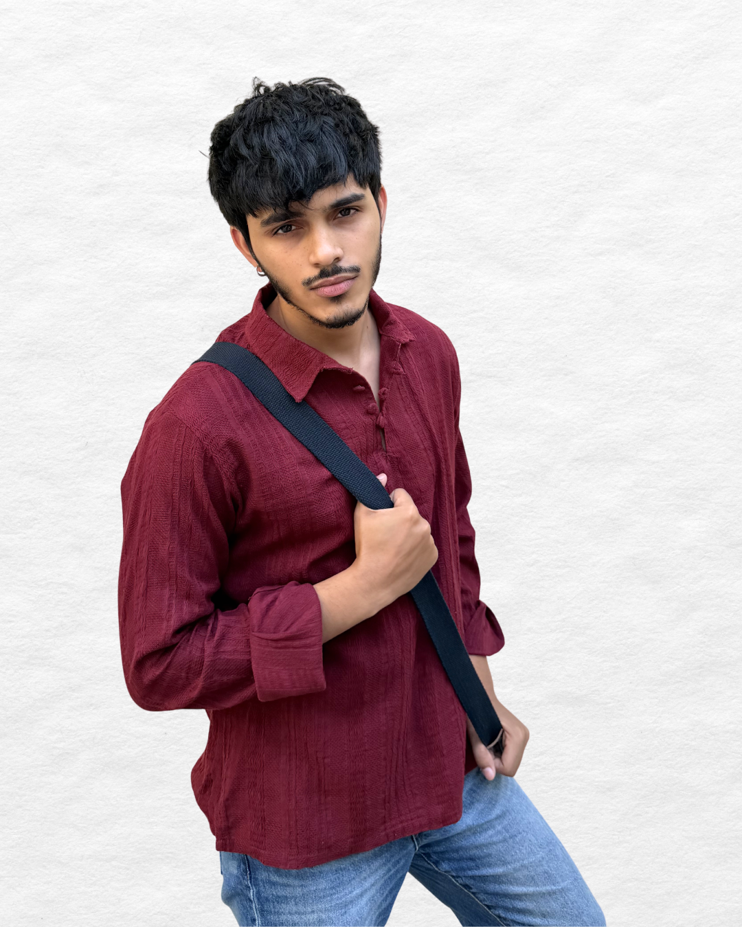 Wine Red Kurta