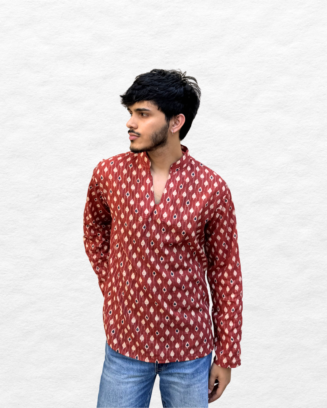 laal ishq - short kurta