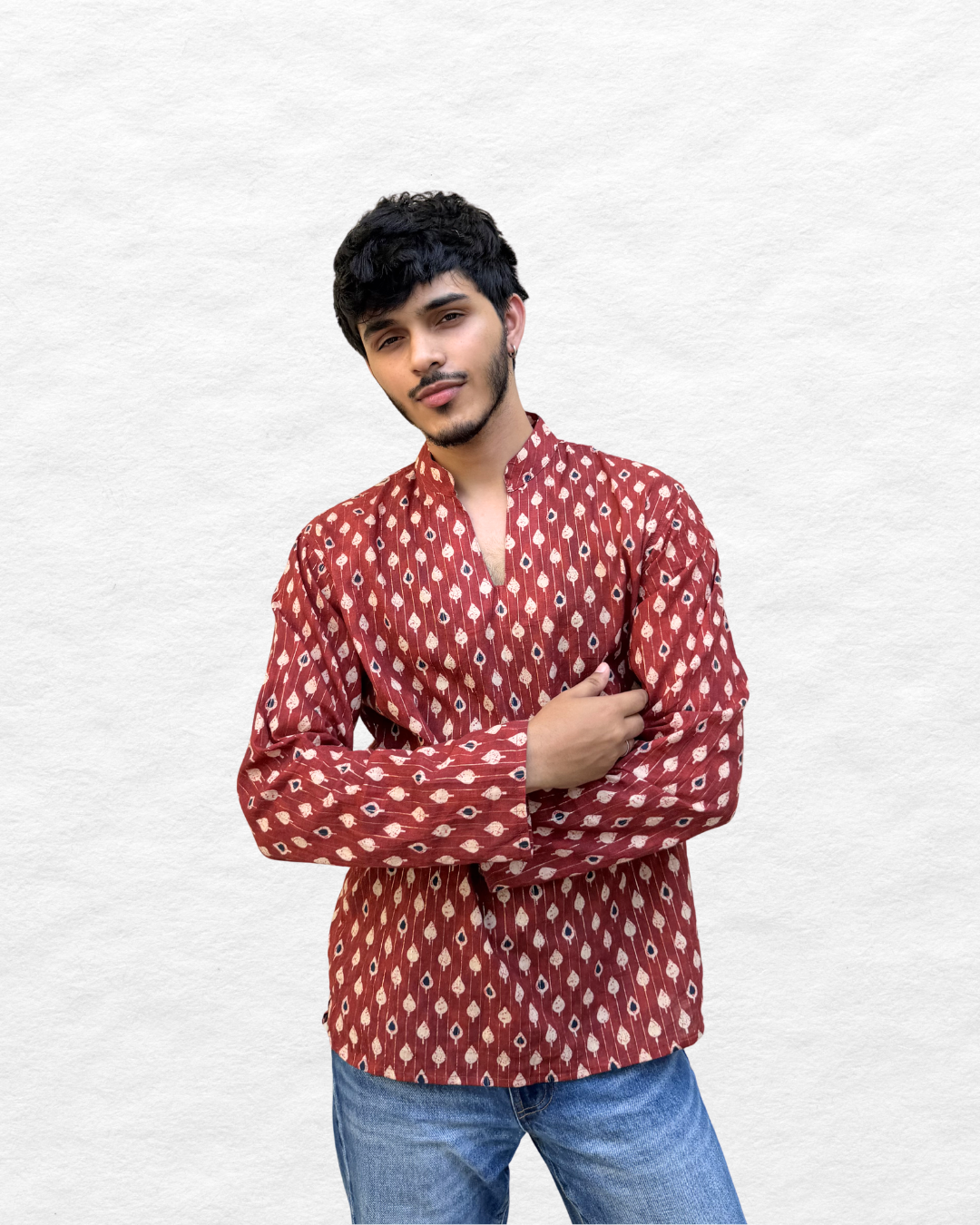 laal ishq - short kurta