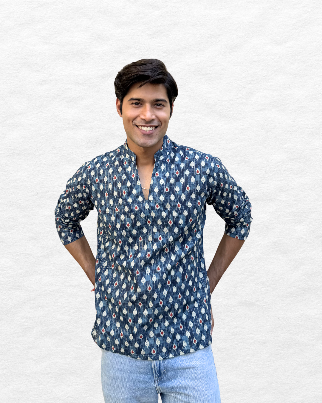 Neel - short kurta