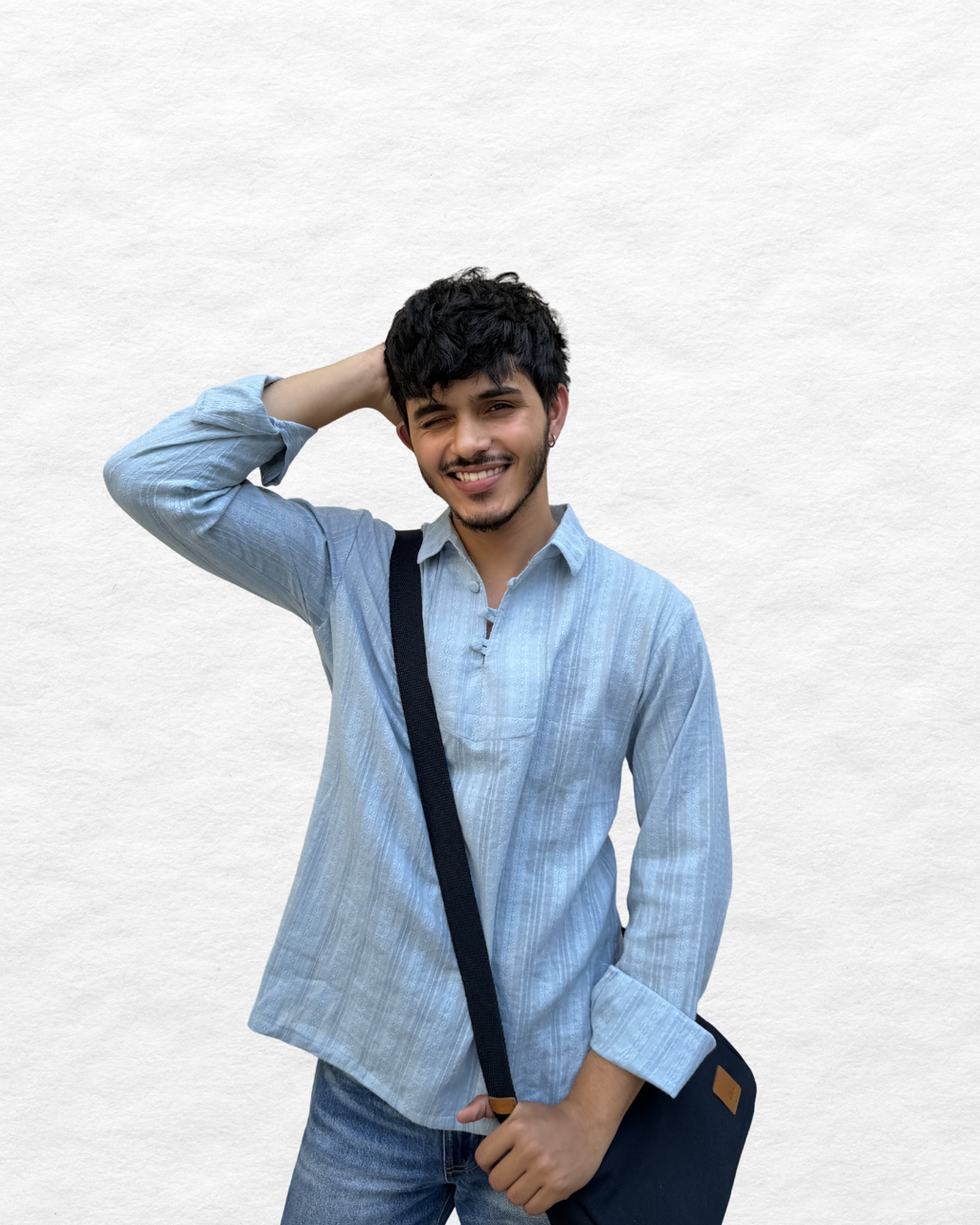 Skyline Blue Kurta